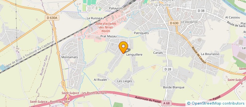 localisation de l'entreprise H IMMO  SAINT-SULPICE-LA-POINTE