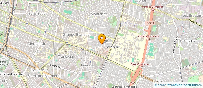 localisation de l'entreprise H INCO  LYON