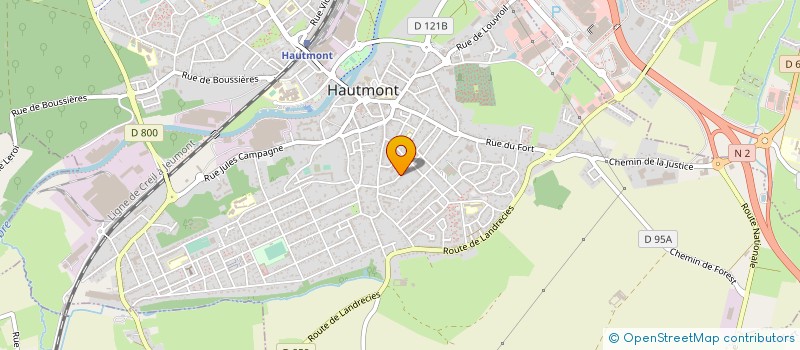 localisation de l'entreprise H. INDUSTRIES SERVICES  HAUTMONT