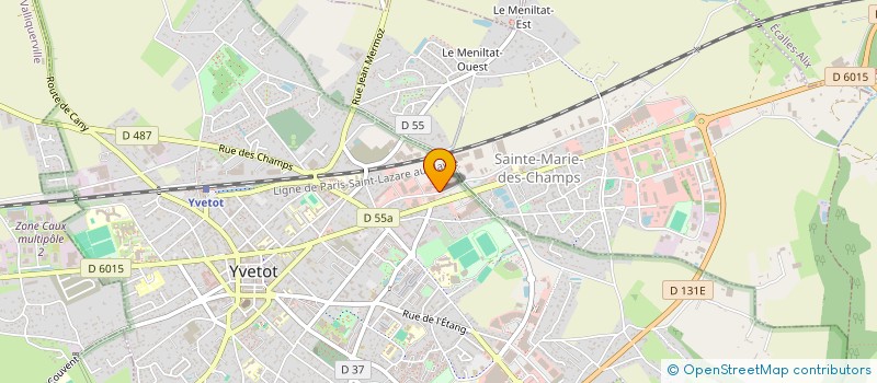 localisation de l'entreprise H-INDUSTRY  YVETOT