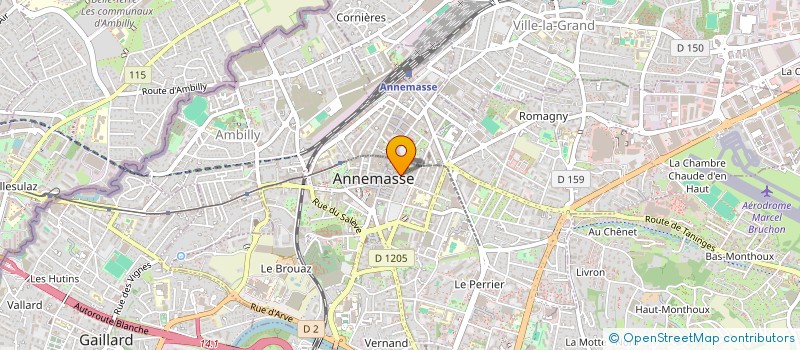 localisation de l'entreprise H-INOVA  ANNEMASSE