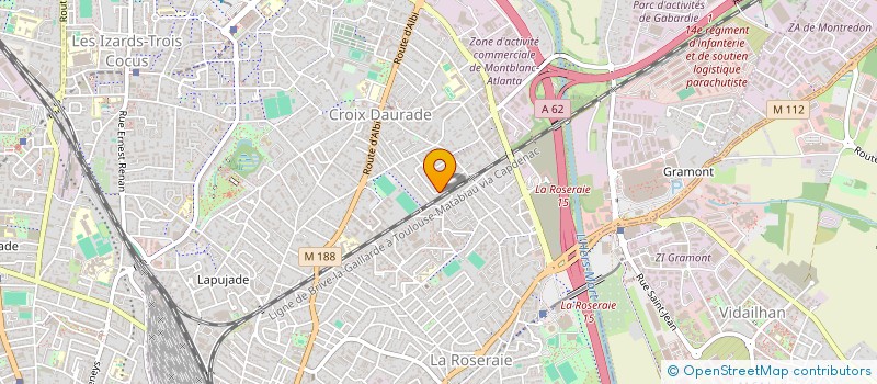 localisation de l'entreprise H INVEST  TOULOUSE