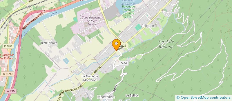 localisation de l'entreprise H. INVEST  GRIGNON