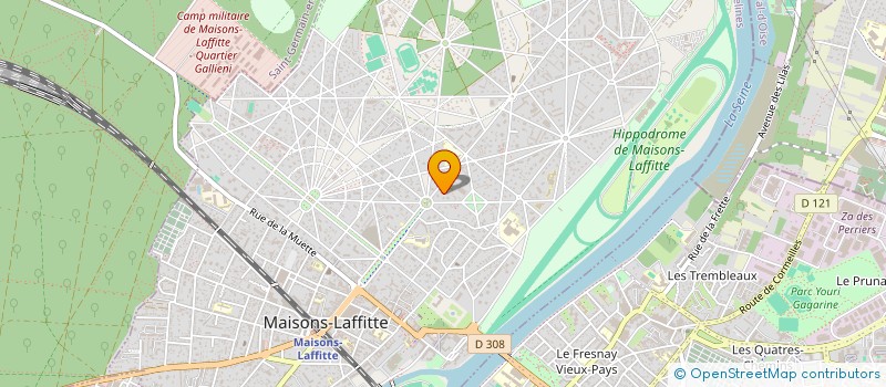 localisation de l'entreprise H INVESTISSEMENT  MAISONS-LAFFITTE