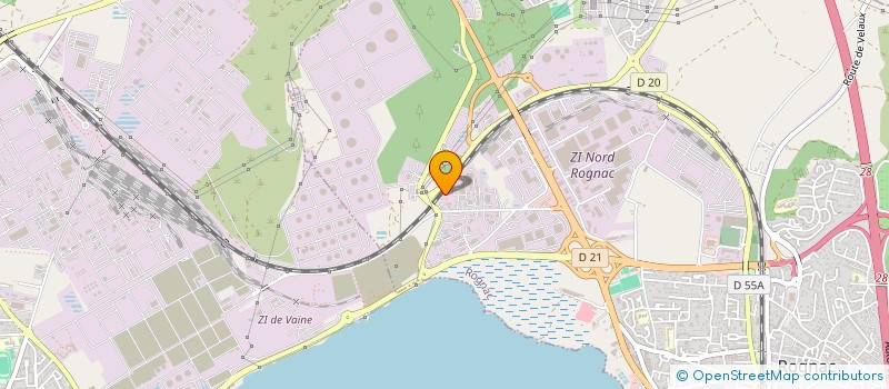 localisation de l'entreprise H&J AUTO  ROGNAC