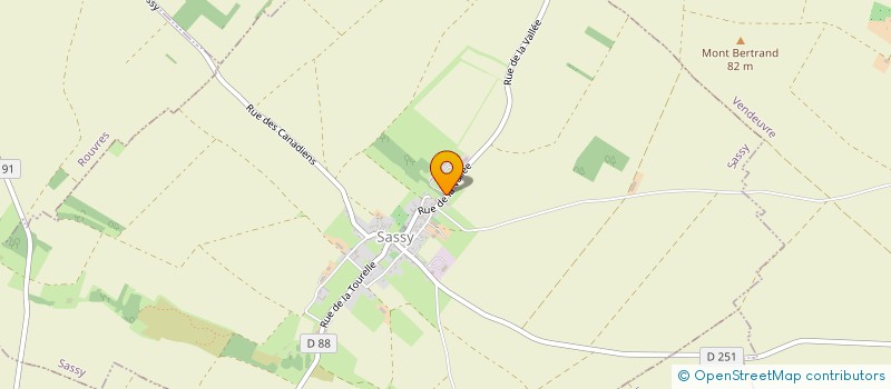 localisation de l'entreprise H.J.L.  SASSY