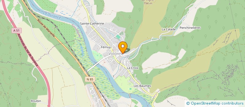 localisation de l'entreprise H J L T  VOLONNE