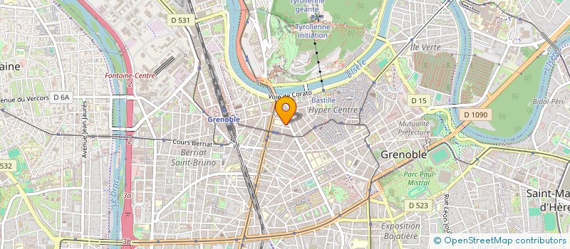 localisation de l'entreprise H-J.P  GRENOBLE