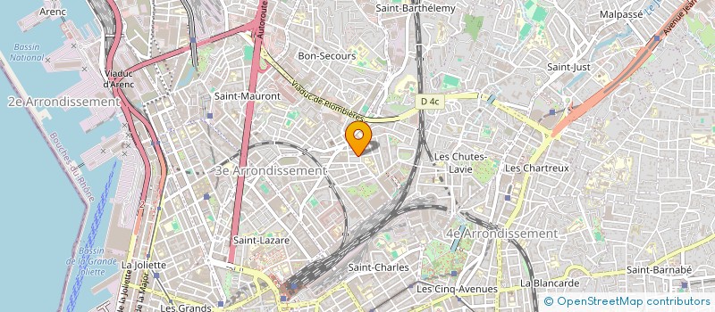 localisation de l'entreprise H.J.Z.TRANSLOGISTIQUE à MARSEILLE