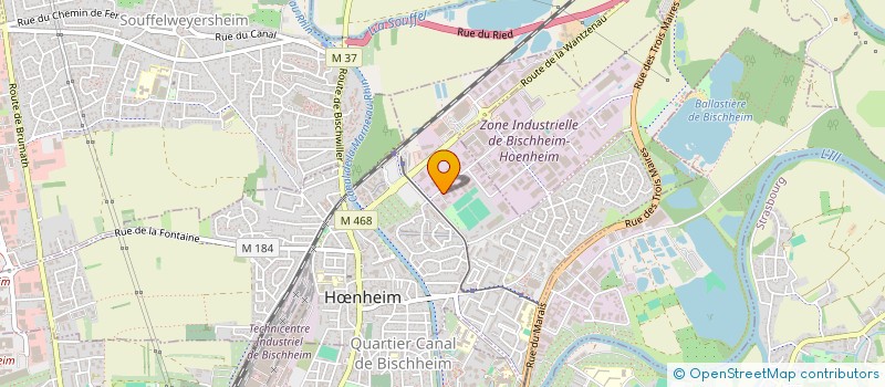 localisation de l'entreprise H&K  HNHEIM