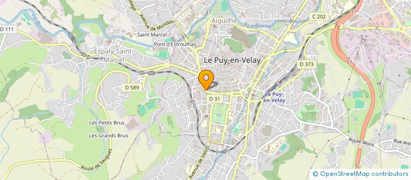 localisation de l'entreprise H.K.  LE PUY-EN-VELAY