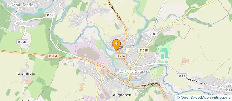 localisation de l'entreprise H.K. BARDAGE  FERTE-GAUCHER (LA)