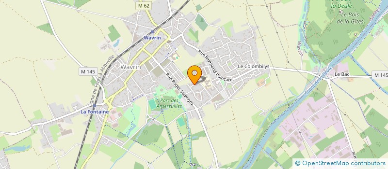 localisation de l'entreprise H&K COUVERTURE  WAVRIN