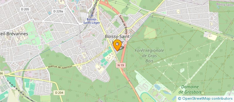 localisation de l'entreprise H&K FOOD à BOISSY-SAINT-LEGER