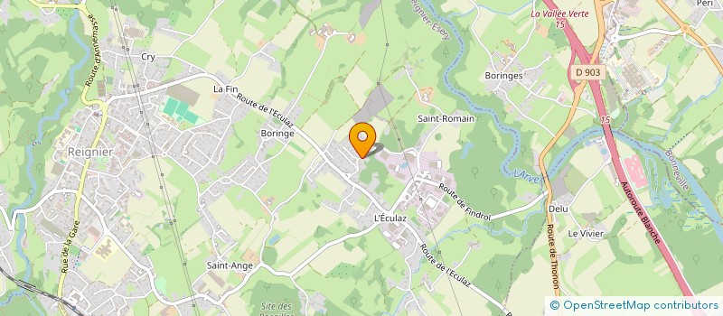 localisation de l'entreprise H&K HOLDING  REIGNIER-ESERY