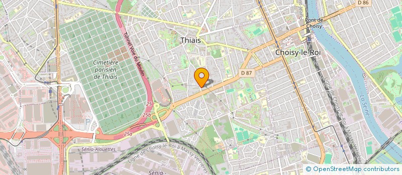 localisation de l'entreprise H&K IMPORT-EXPORT  THIAIS