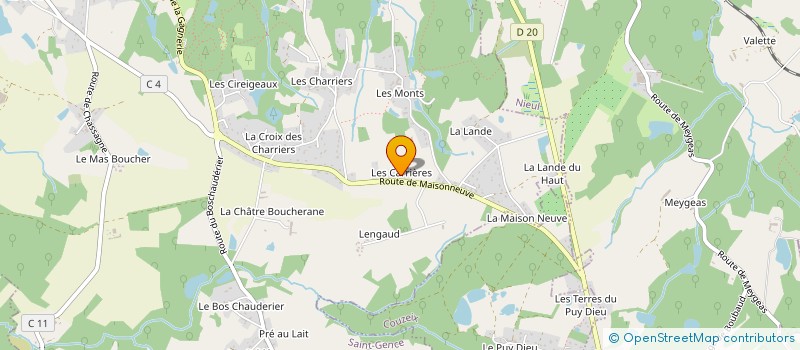 localisation de l'entreprise H.K M.K  SAINT-GENCE