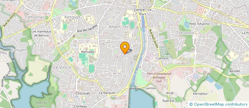 localisation de l'entreprise H.K.S. à VANNES