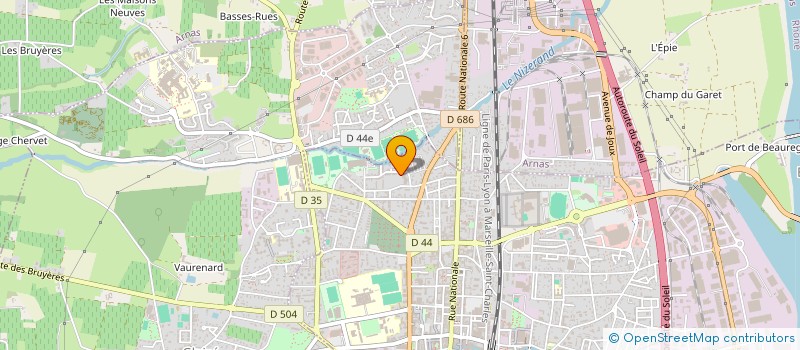 localisation de l'entreprise H.K. SERVICES à VILLEFRANCHE-SUR-SAONE