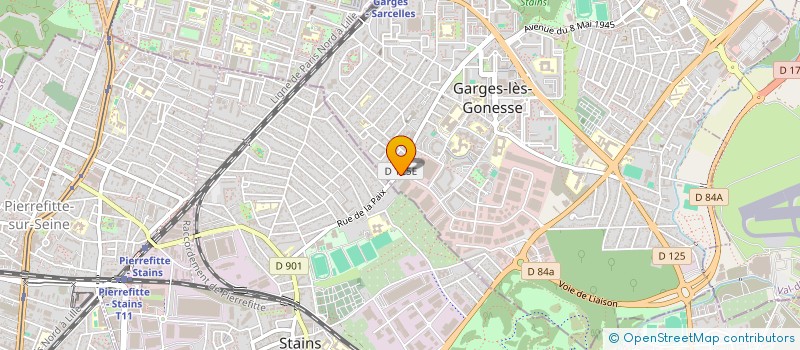 localisation de l'entreprise H-K TRAVAUX  GARGES-LES-GONESSE