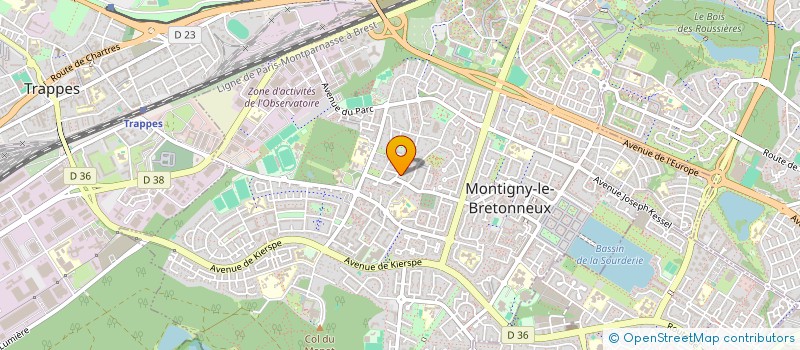 localisation de l'entreprise H.K.Y.I. IMMO  MONTIGNY-LE-BRETONNEUX