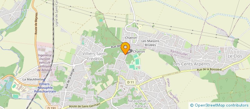 localisation de l'entreprise H'KOMPANY  VILLIERS-SAINT-FREDERIC