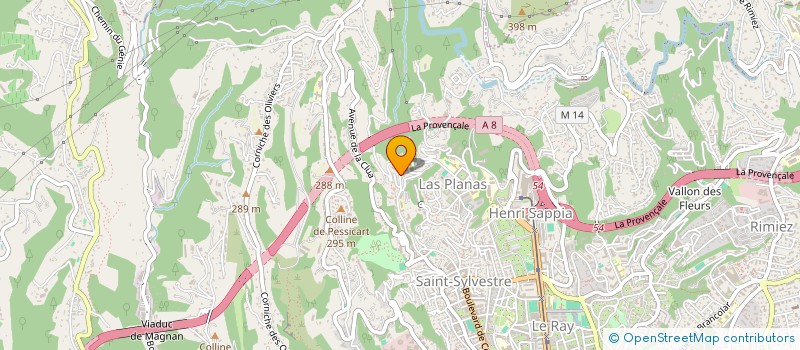 localisation de l'entreprise H KONCEPT  NICE