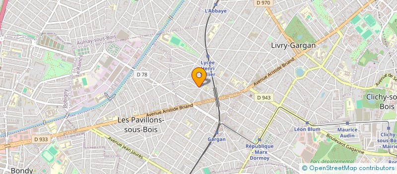 localisation de l'entreprise H & L ASSOCIES  LIVRY-GARGAN