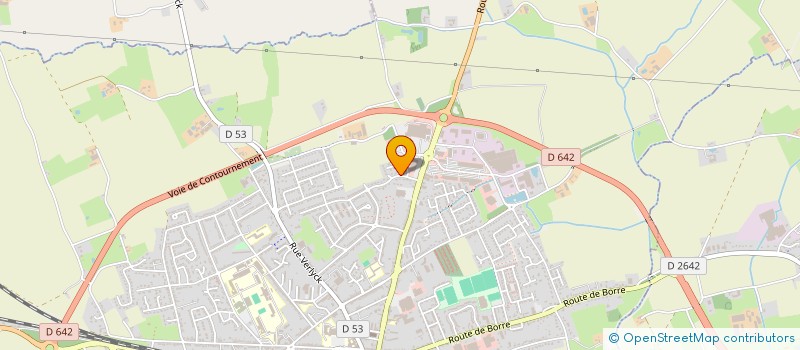 localisation de l'entreprise H &L AUTO NEGOCE à HAZEBROUCK