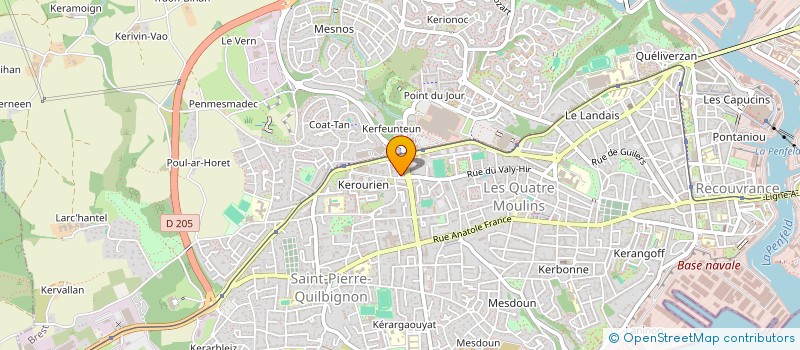 localisation de l'entreprise H L B à BREST
