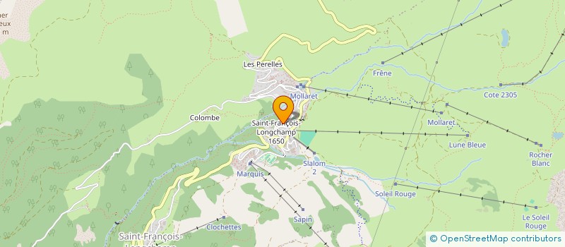 localisation de l'entreprise H L B  SAINT FRANCOIS LONGCHAMP