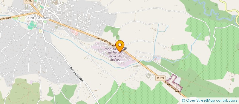 localisation de l'entreprise H.L.B  SAINT-CANNAT