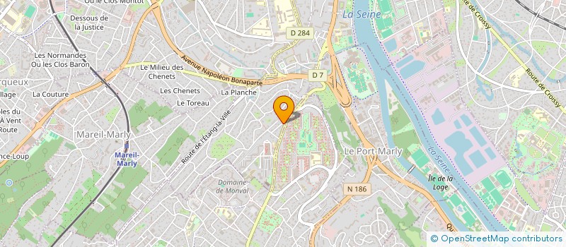 localisation de l'entreprise H L B C  LE PECQ