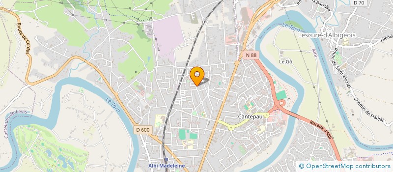 localisation de l'entreprise H&L BIKE  ALBI