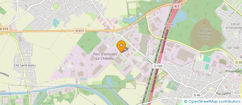 localisation de l'entreprise H L C  CARVIN