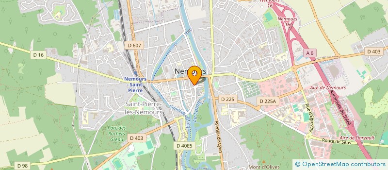 localisation de l'entreprise H&L DANSE  NEMOURS