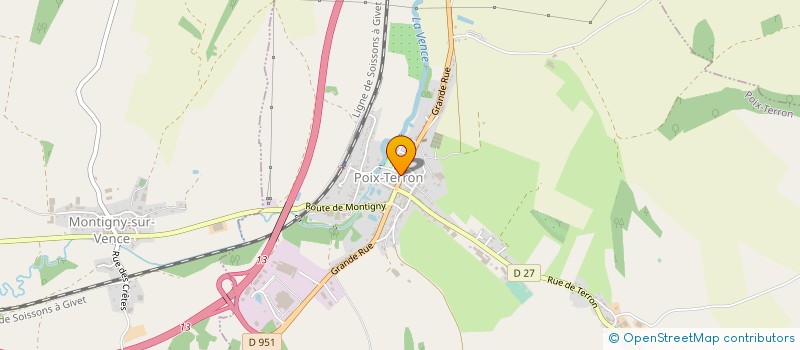 localisation de l'entreprise H.L DE L'ESTEREL  BAALONS