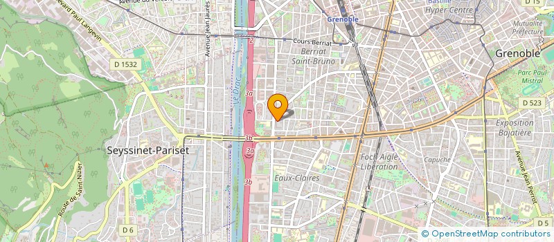 localisation de l'entreprise H & L IMMOBILIER ISERE à GRENOBLE