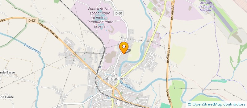 localisation de l'entreprise H.L.L.  LABRUGUIERE