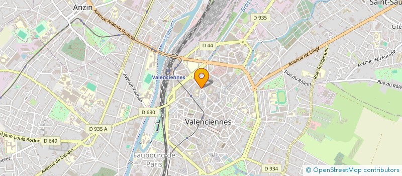 localisation de l'entreprise H.L.N.  VALENCIENNES