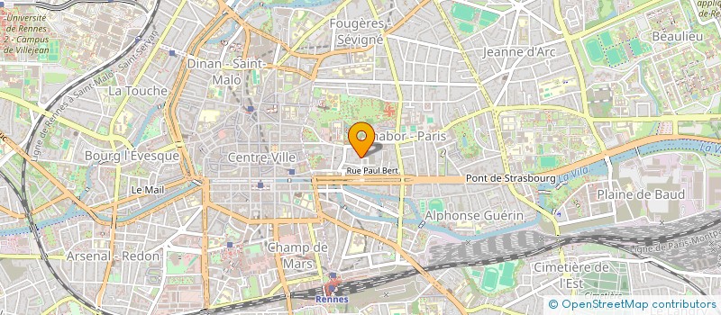 localisation de l'entreprise H L P  RENNES