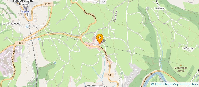 localisation de l'entreprise H.L.S  CAPDENAC