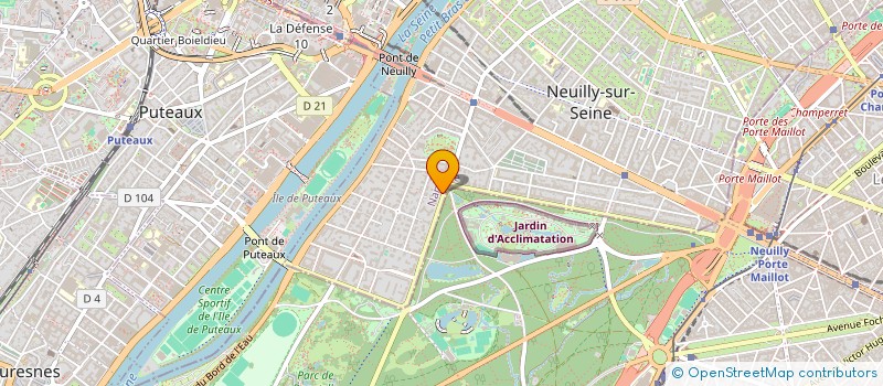localisation de l'entreprise H LAC BLANC 2025 à NEUILLY-SUR-SEINE