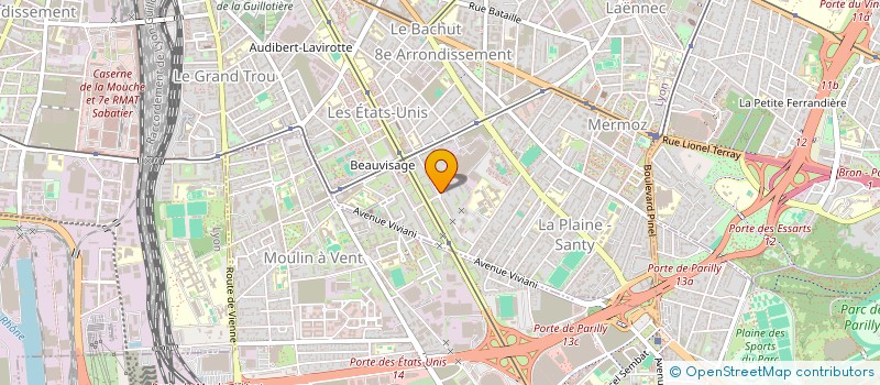 localisation de l'entreprise H-LIF 69  LYON