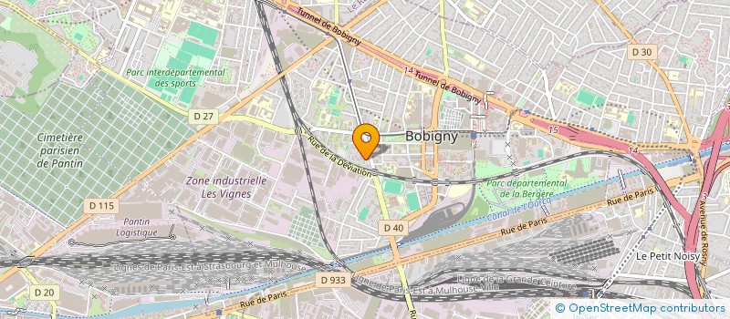 localisation de l'entreprise H-LIF TRANS à BOBIGNY