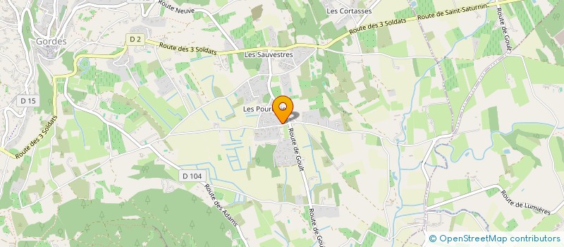 localisation de l'entreprise H.LOLA  GORDES