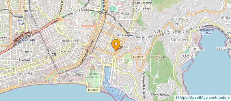 localisation de l'entreprise H-M  NICE