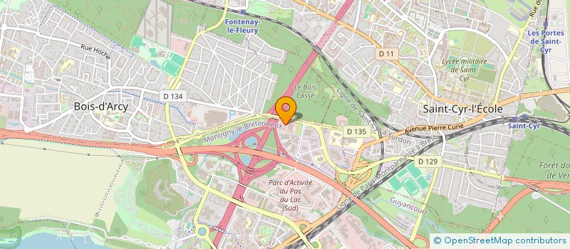 localisation de l'entreprise H.M à MONTIGNY-LE-BRETONNEUX