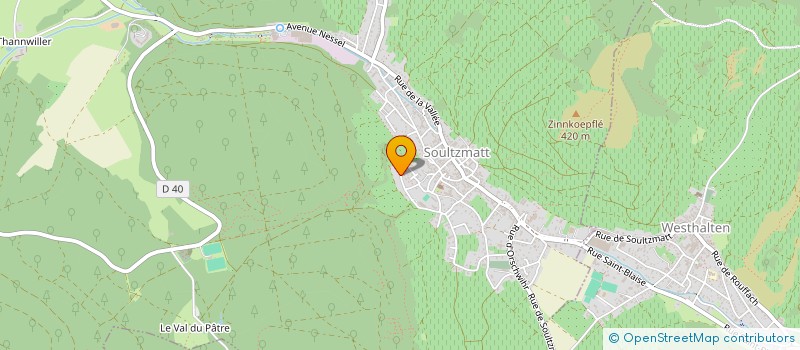 localisation de l'entreprise H.M  SOULTZMATT