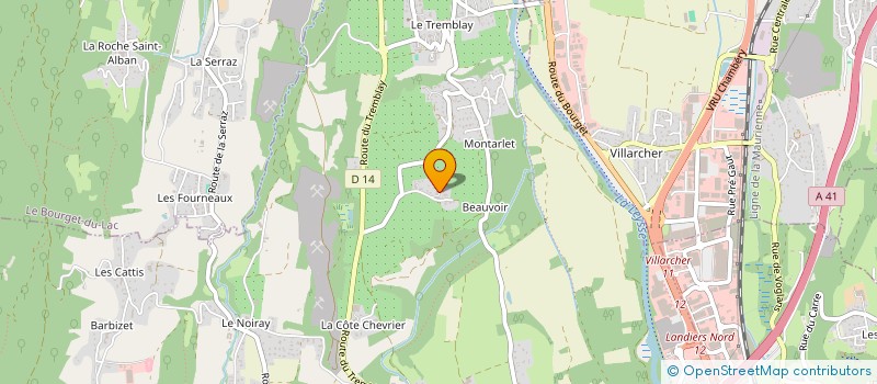 localisation de l'entreprise H.M.A.M INVEST  LA MOTTE-SERVOLEX